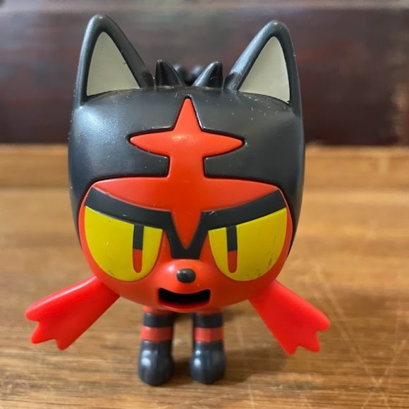2017 Litten Pokemon Toy McDonald's Sun and Moon Figure 3.5" - Picture 1 of 7
